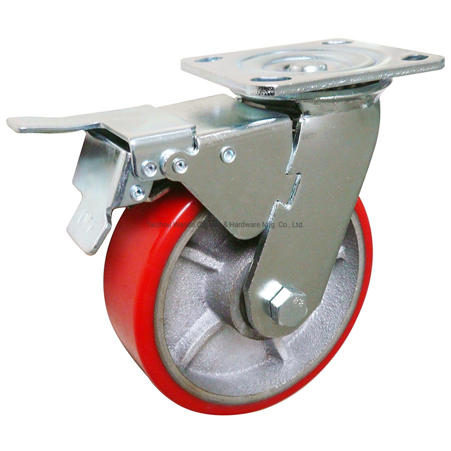 HEAVY DUTY CASTOR WHEEL WITH BRAKE